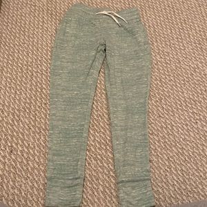 Old navy mint green sweatpants joggers tie front girls sz medium 8